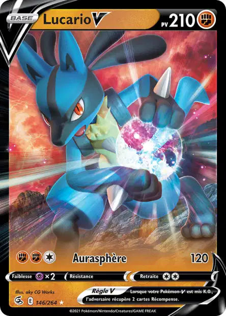 Lucario V - Poing de fusion - 146/264