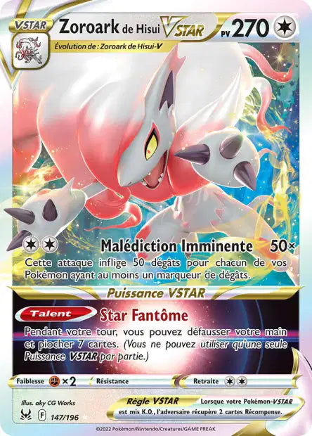 Zoroark V star - Origines perdue - 147/196