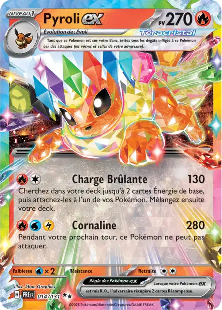Pyroli Ex -Evolutions Prismatiques - 014/131