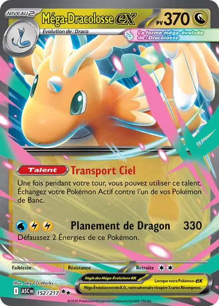 Mega Dracolosse Ex - Héros Transcendants  - 152/217