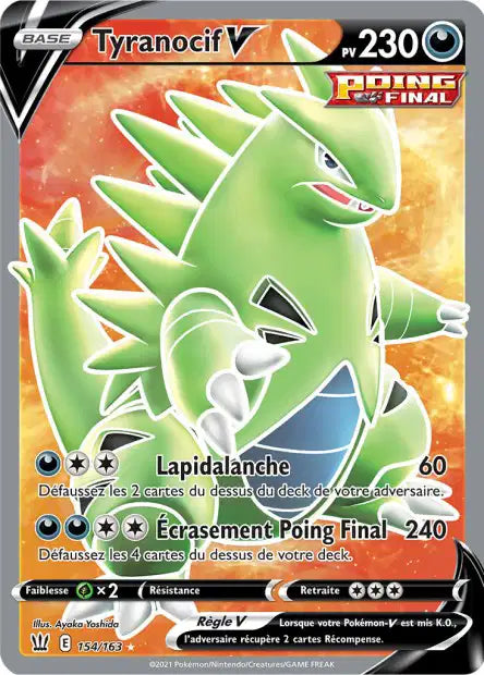 Tyranocif V Full art - Style de combat - 154/163