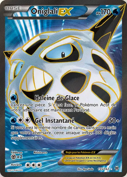 Oniglali Ex full art  - XY Impulsion  - 155/162