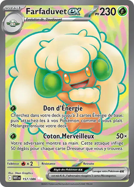 Farfaduvet Ex Full art  - Flamme Blanche  - 157/086