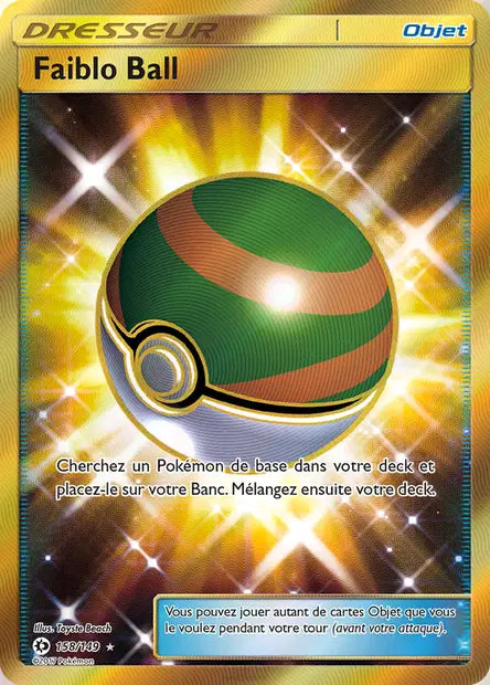 Faiblo Ball Gold - Soleil et Lune- 158/149