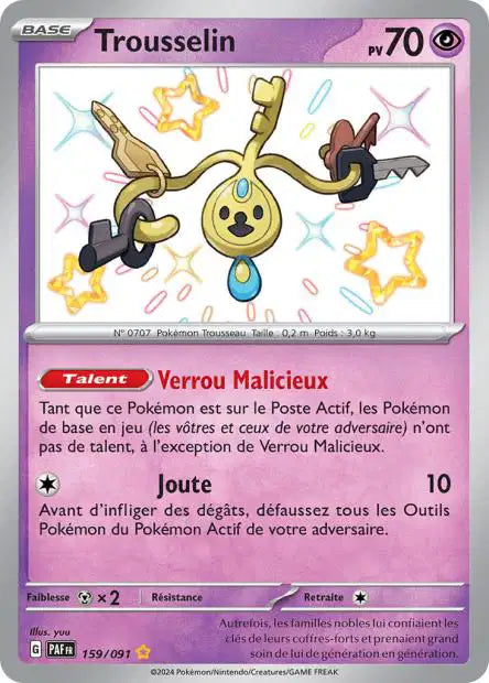 Trousselin Shiny- Destinées de Paldea - 159/091