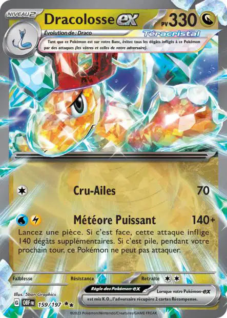 Dracolosse Ex - Flammes Obsidiennes  - 159/197