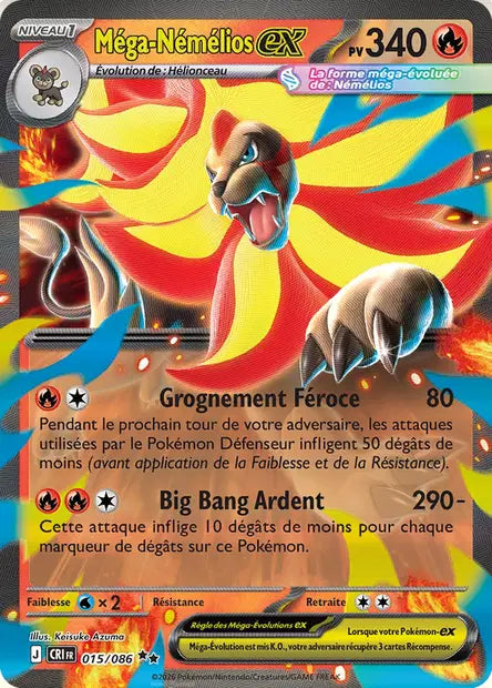 Mega Nemelios Ex - Chaos Ascendant -   015/086