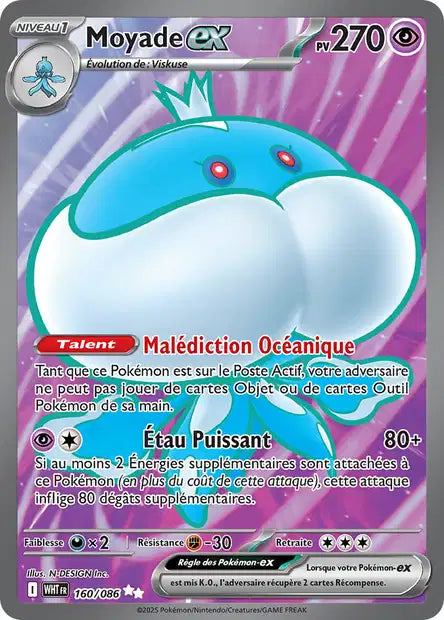 Moyade Ex Full art  - Flamme Blanche  - 160/086