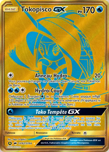 Tokopisco Gx Gold - Destinée Occulte - SV92/SV94