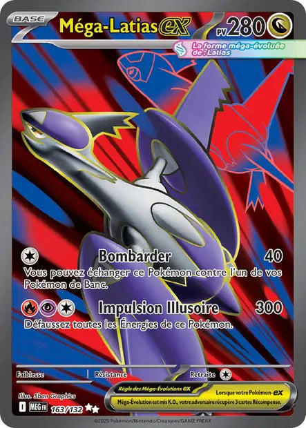 Mega Latias Ex Full art  -Méga Evolution  -163/132