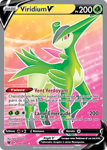 Viridium V Full art - Astres Radieux - 164/189