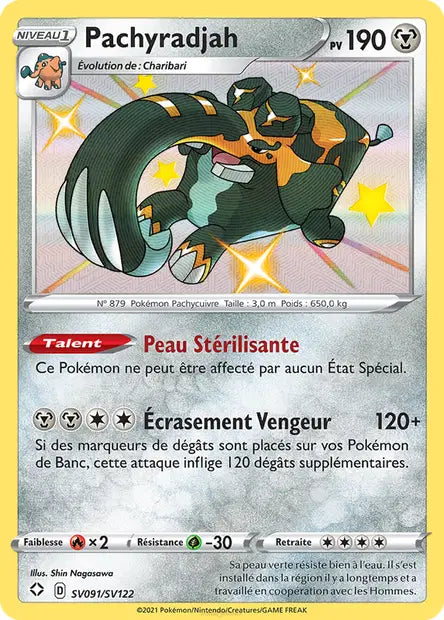 Pachyradjah Shiny  - Destinées Radieuses - SV091/SV122