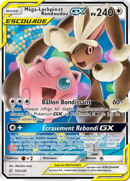 Mega Lockpin et Rondoudou Gx Escouade - Eclipse Cosmique -165/236