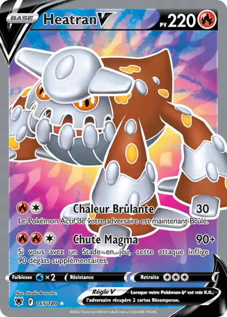 Heatran V Full art - Astres Radieux - 165/189