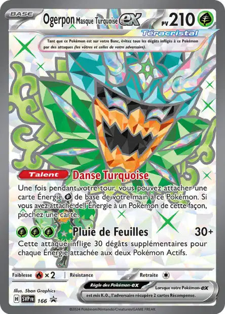 Ogerpon Masque Turquoise Ex Full art - Promo  - SVP166