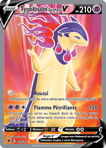 Typhlosion V Full art - Astres Radieux - 169/189