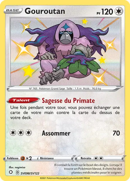 Gouroutan Shiny  - Destinées Radieuses - SV098/SV122