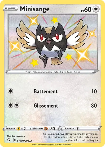 Minisange Shiny  - Destinées Radieuses - SV101/SV122