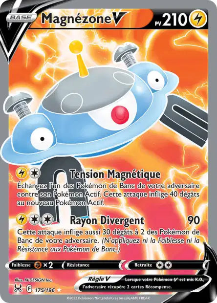 Magnezone V Full art - Origines perdue - 175/196