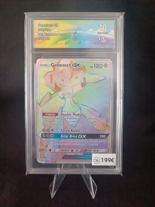 Genesect Gx Rainbow Collect Aura 10 - Tonnerre Perdue  - 224/214