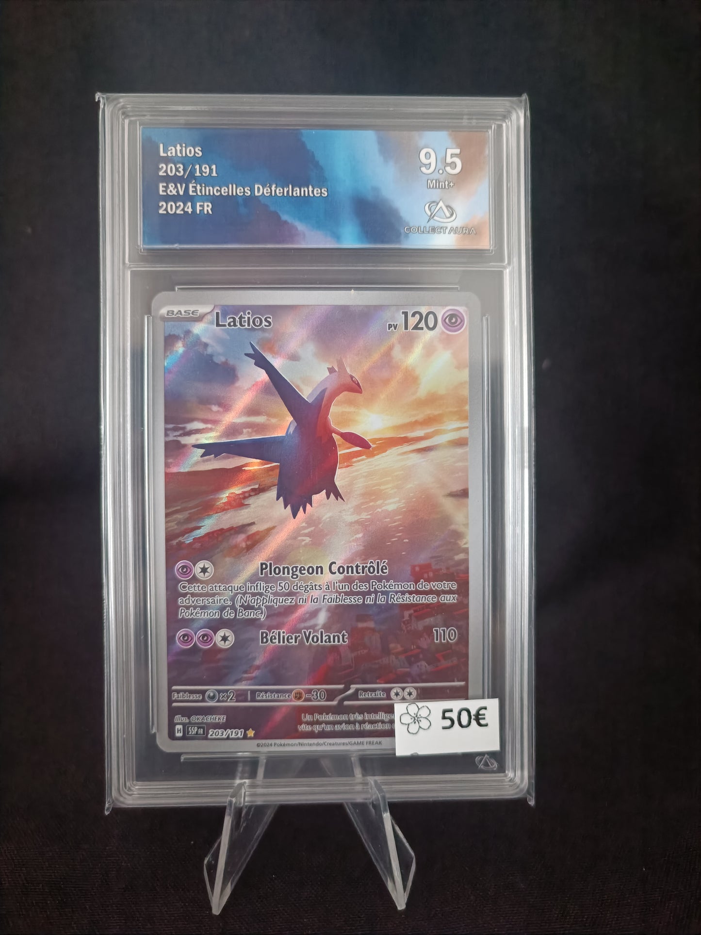 Latios IR Collect Aura 9.5 - Etincelles Déferlantes - 203/191