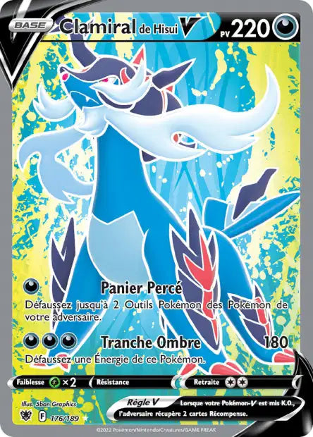 Clamiral V Full art - Astres Radieux - 176/189