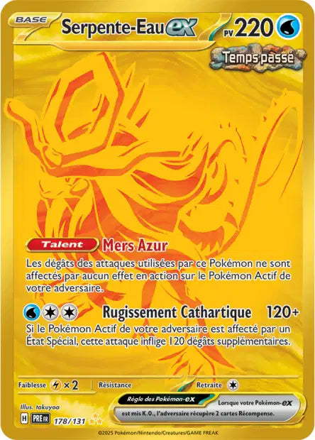 Serpente Eau Gold -Evolutions Prismatiques - 178/131