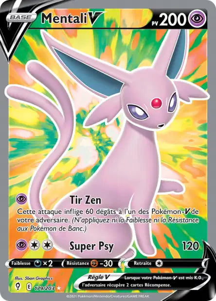 Mentali V Full art  -Evolution Céleste - 179/203
