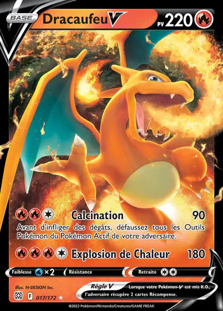 Dracaufeu V - Star Etincelante  - 017/172