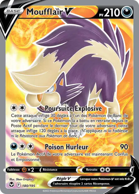 Moufflair V Full art - Tempête argentée   - 180/195