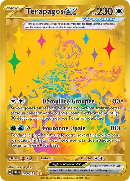 Terrapagos Gold -Evolutions Prismatiques - 180/131