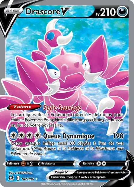 Drascore V Full art - Origines perdue - 182/196