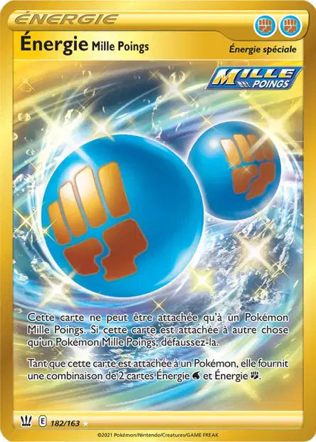 Energie Mille Poigs Gold - Style de combat - 182/163