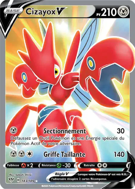 Cizayox V Full art - Ténèbres Embrasées -183/189