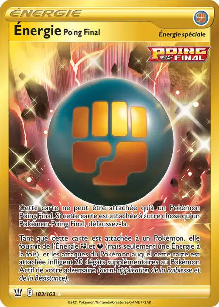 Energie Poing Final Gold - Style de combat - 183/163
