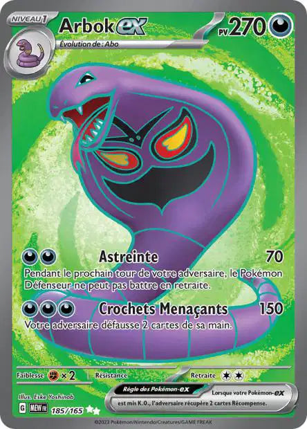 Arbok Full art - 151 - 185/165