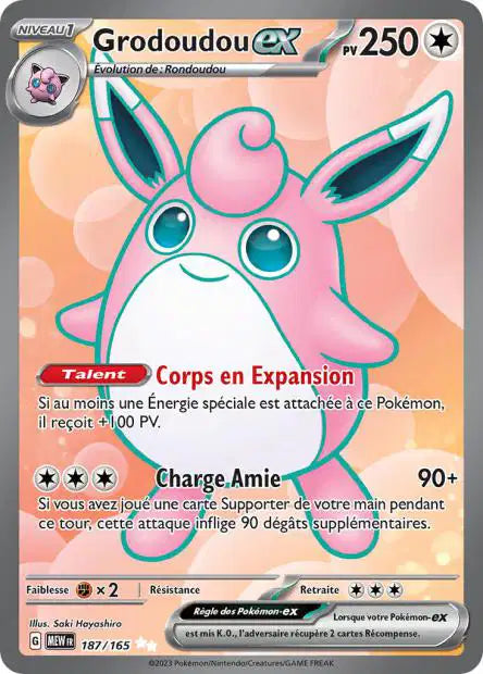 Grodoudou Ex Full art - 151 - 187/165