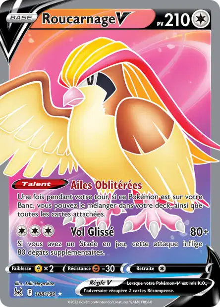 Roucarnage V Full art - Origines perdue - 188/196