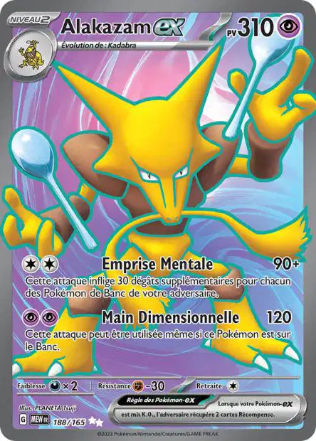 Alakazam Ex Full art - 151 - 188/165
