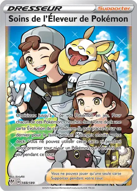 Soin de L'eleveur de Pokémon  - Ténèbres Embrasées -188/189