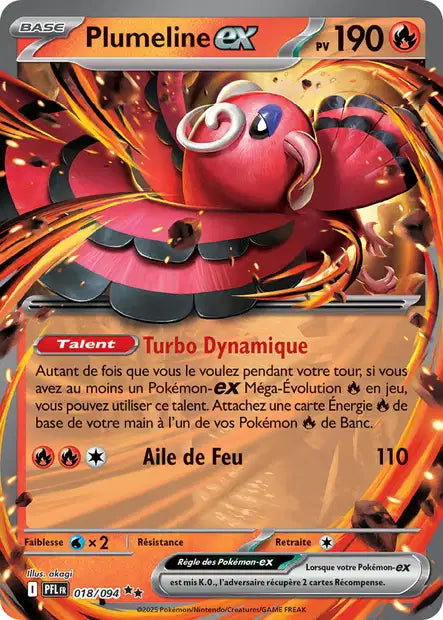 Plumeline Ex - Flammes Fantasmagoriques -018/94