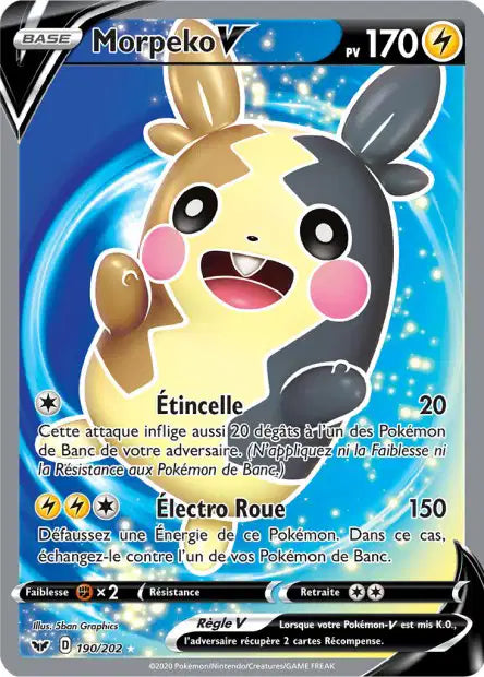 Morpeko V Full art - Epée et Bouclier - 190/202