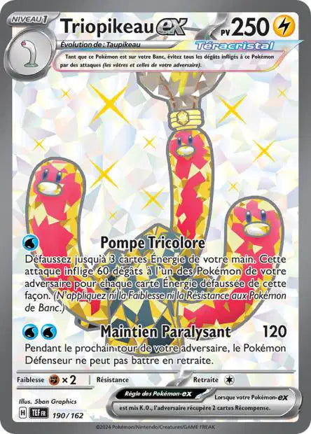 Triopikeau Ex full art - Forces Temporelles - 190/162