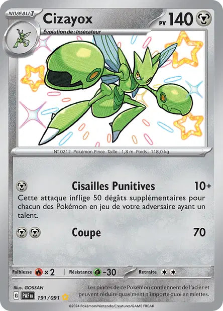 Cizayox shiny- Destinées de Paldea - 191/091