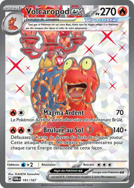 Volcaropod Ex Full art -Mascarade Crépusculaire - 191/167