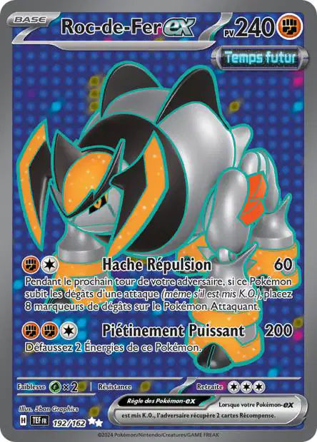 Roc-de-fer Ex full art - Forces Temporelles - 192/162