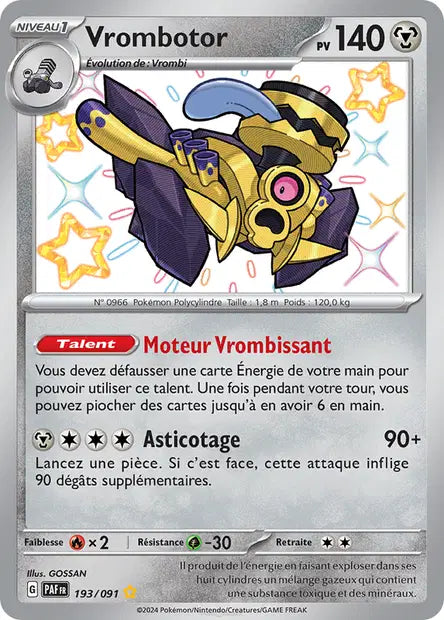 Vrombotor shiny- Destinées de Paldea - 193/091