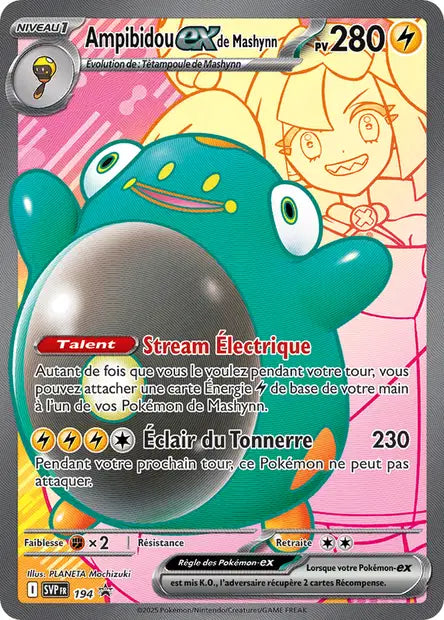 Ampibidou Ex Full art - Promo  - SVP194