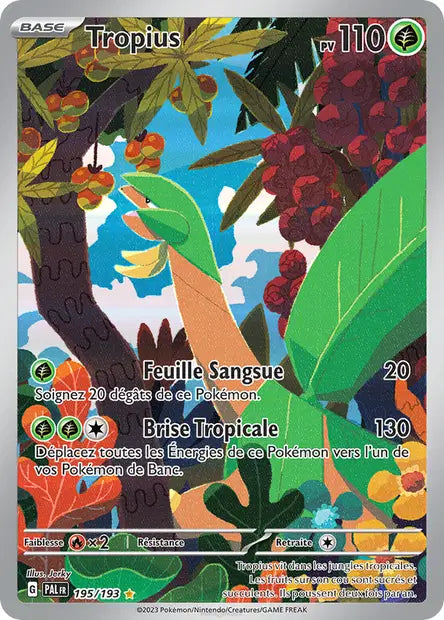 Tropius IR - Evolution à Paldea - 195/193