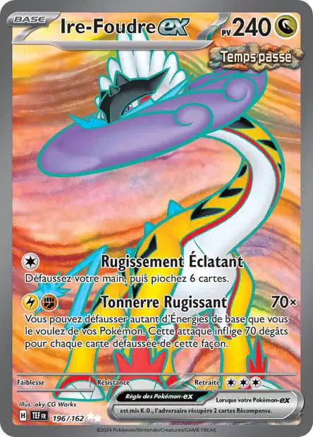 Ire Foudre Ex full art - Forces Temporelles - 196/162